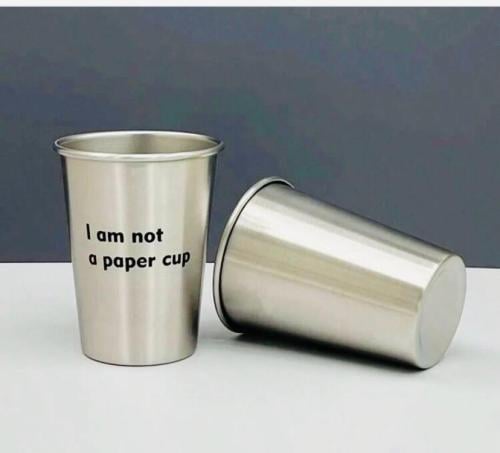 كوب من الاستانلس استيل قطعة واحدة