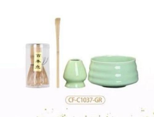 ادوات ماتشا لون اخضر