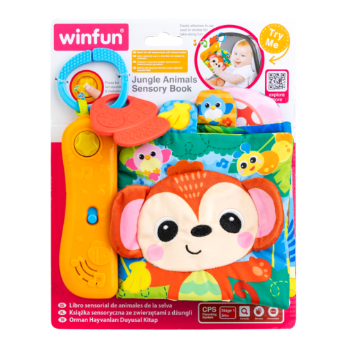 الكتاب الحسي لحيوانات الغابة - winfun