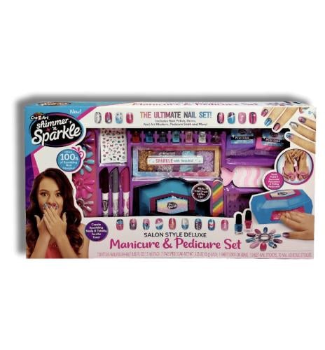 Shimmer N Sparkle Salon Style Deluxe Manicure & Pe...