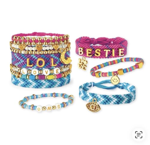 Fashion bracelets sparkling A-Z