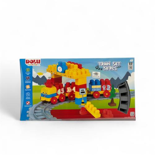 دولو قطار المكعبات ٥٨ قطعة