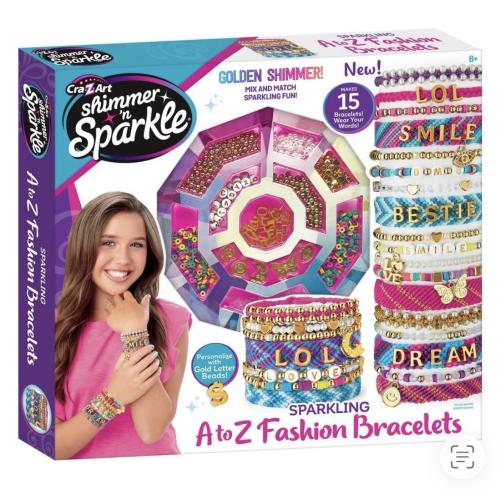 Fashion bracelets sparkling A-Z