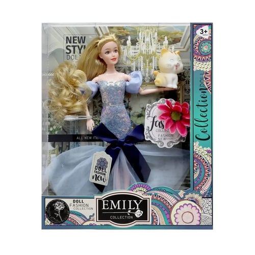 عروسة مع اكسسوارات