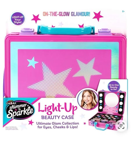 Light up beauty case