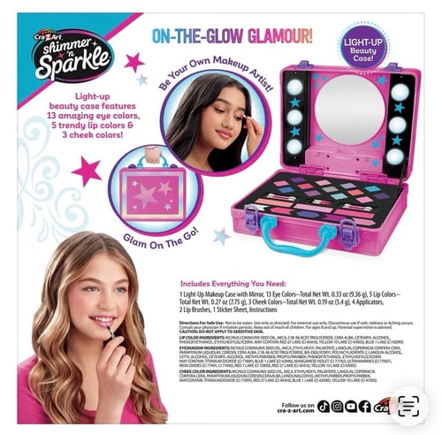 Light up beauty case