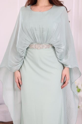 فستان شيفون خفيف مع بطانة بوليستر ناعم