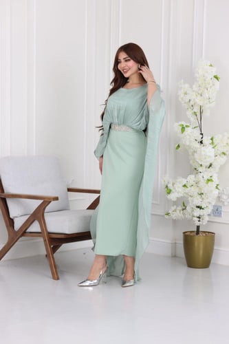 فستان شيفون خفيف مع بطانة بوليستر ناعم