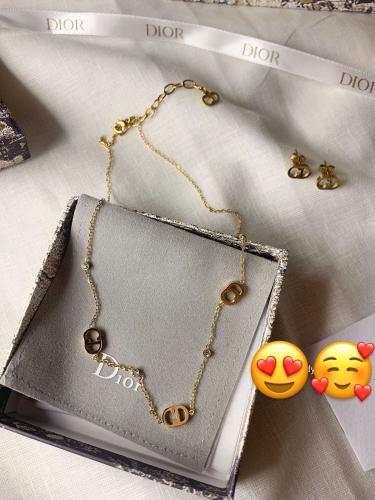 Dior Master set earrings and necklace high quality