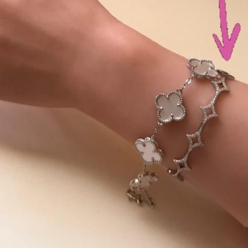Miska bracelet, Alhabbah with ring, silver, free s...