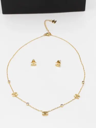 Chanel sets, necklace and earrings, high quality
