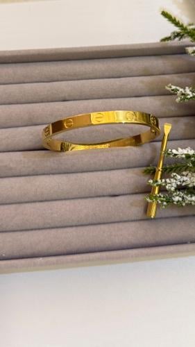 Cartier Love bracelet, gold, simple, high quality,...