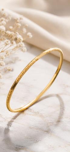 Miska bracelet, Alhuba, gold, with ring, free size...