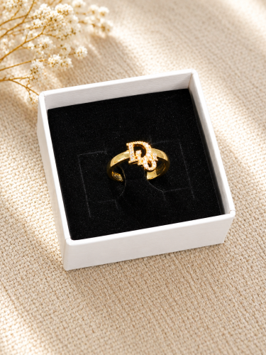 Tiffany bracelet free size gold with the ring high...