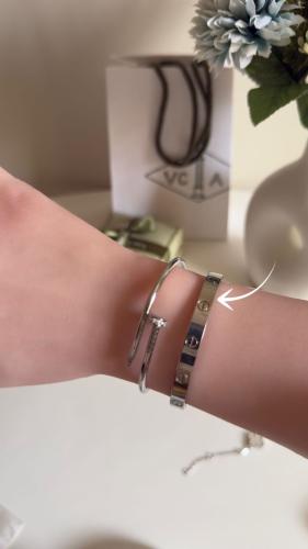 Cartier Love silver simple size 15 capsule