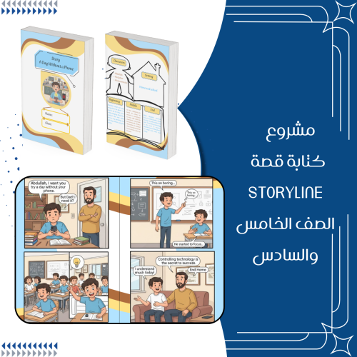 مشروع وحدة storyline انجليزي الصف الخامس والسادس ا...