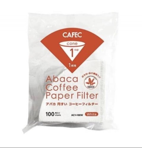 فلتر CAFEC Abaca ورقي – حجم 1 كوب (100 ورقة)