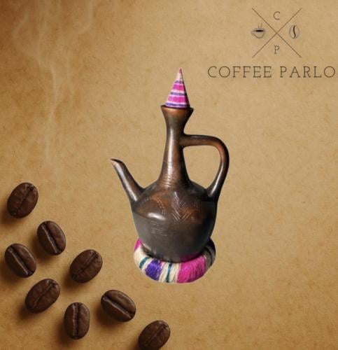 إبريق الجَبَنة الإثيوبي الفخاري – لتحضير القهوة ال...
