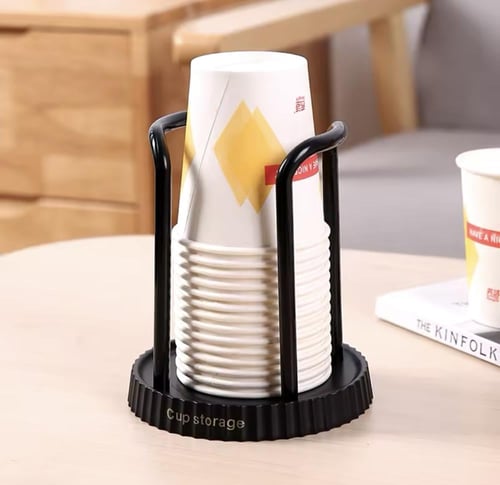 حامل اكواب اسود