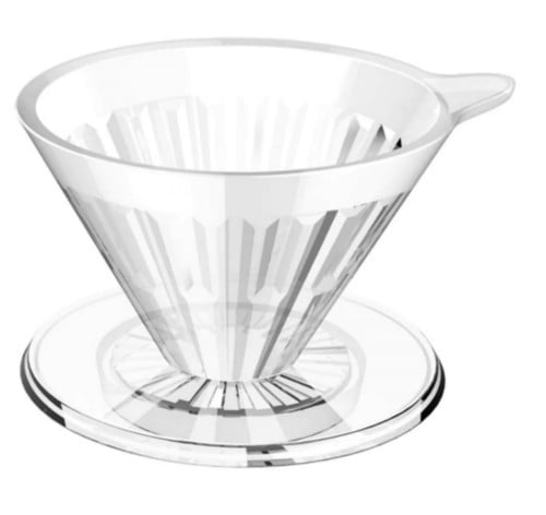 دربر تقطير قهوة أكريليك شفاف – مقاس 00 -Timemore C...