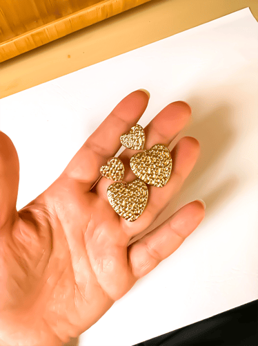 Double Heart Earrings