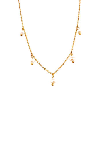 Dainty Pearl Drop Anklet