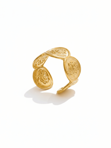 Wildflower Coin Ring