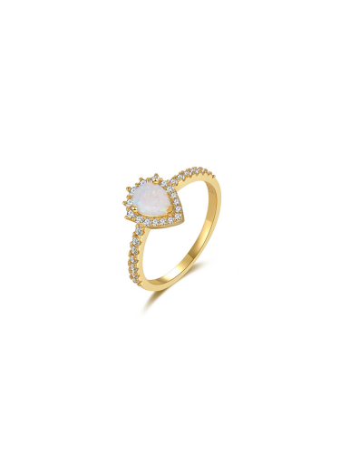 Silver Opal Ring