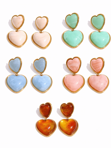 Bella Dual Heart Earrings