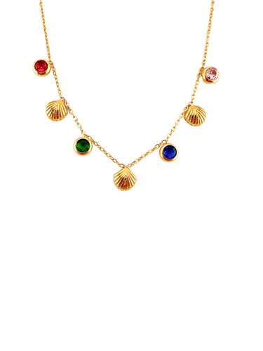 Confetti Shell Anklet