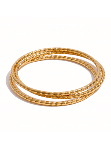 Golden Silk Bangle Set
