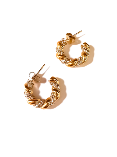 Sparkly Huggie Hoops Earring