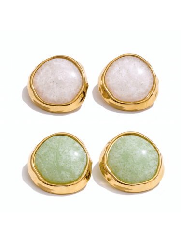 Celine Pebble Stud Earrings