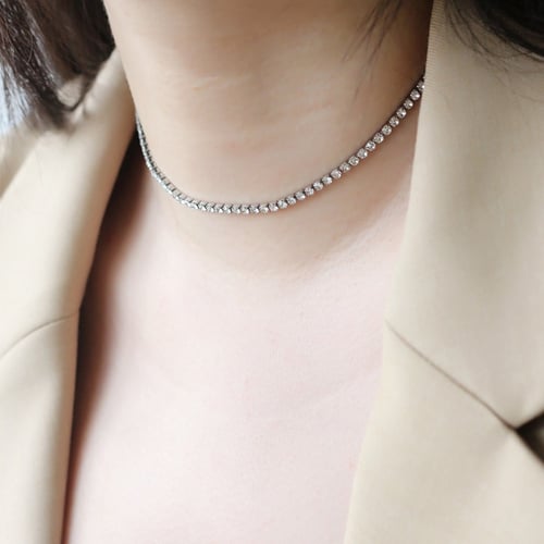 Crystal Choker Necklace