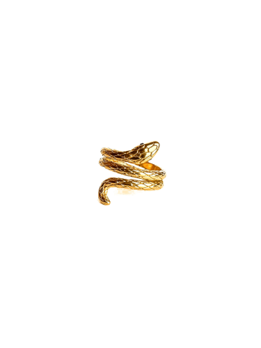 Golden Snake Ring