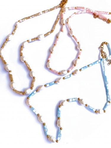Pearl Beaded Necklace