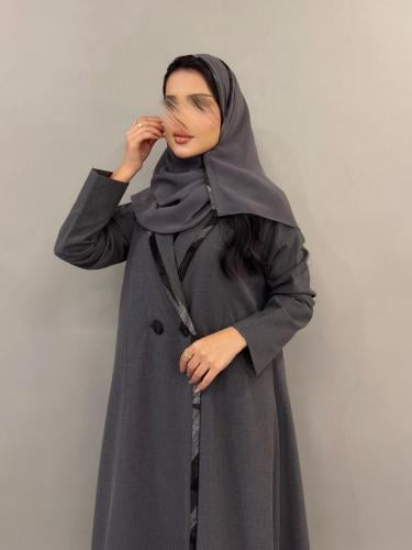Gray tweed blazer