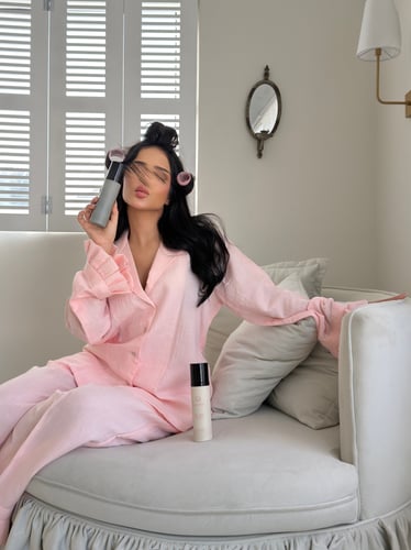 Cotton pajamas + perfume