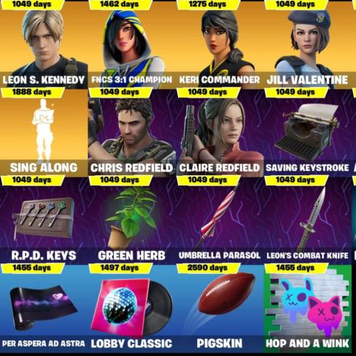 سكن ليون + جيل + طور الزومبي + 296سكن اساسي كامل م...