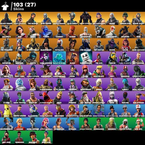 بلاك نايت + سيزون 3 + اكس منتي + سكنات توتش برايم...