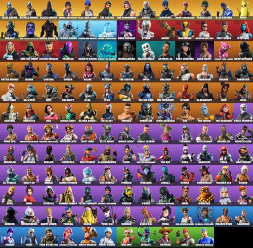 سكلتون بنفسجي+بلاك نايت+152سكن يربط اكس بوكس وبي س...