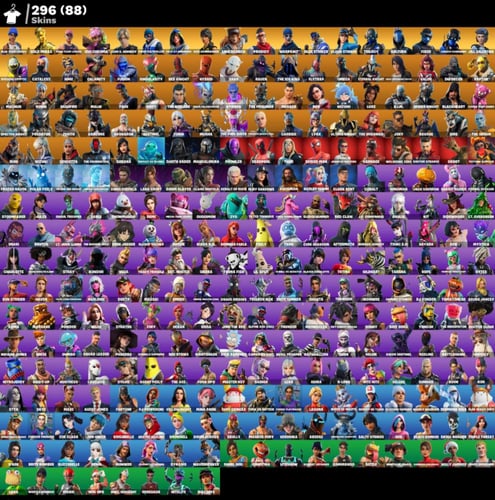 سكن ليون + جيل + طور الزومبي + 296سكن اساسي كامل م...