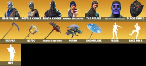 سكلتون بنفسجي+فاس بنت الطيارة+بلاك نايت+62سكن مهجو...