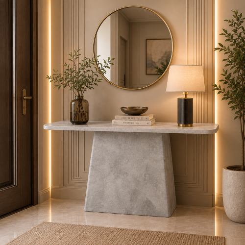 كونسول رخام فاخر – تصميم عصري للمداخل