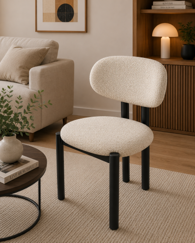 كرسي طعام ابيض – Orion Lounge Chair