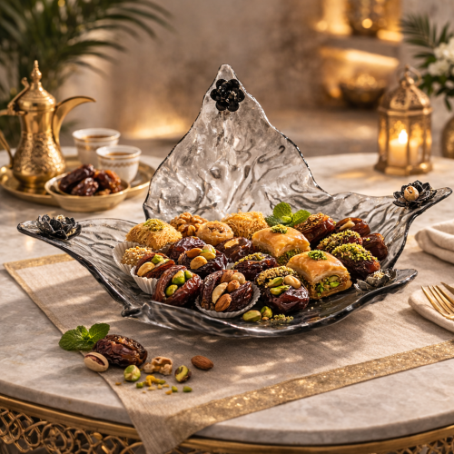 صحن ضيافة ريزن بتصميم القمّة – فن معاصر لضيافة راق...