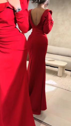 فستان سهره احمر