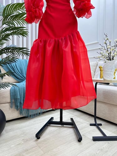 فستان سهره احمر