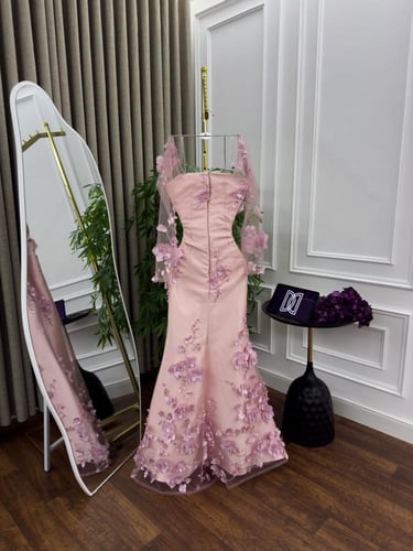 فستان سهره بينك