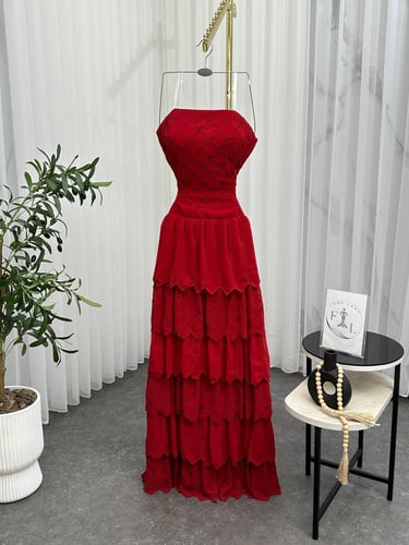 فستان سهره احمر